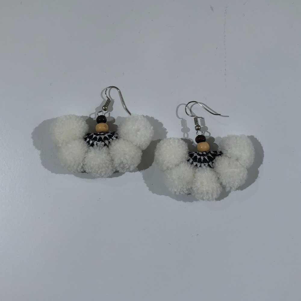 Pom Pom Earrings